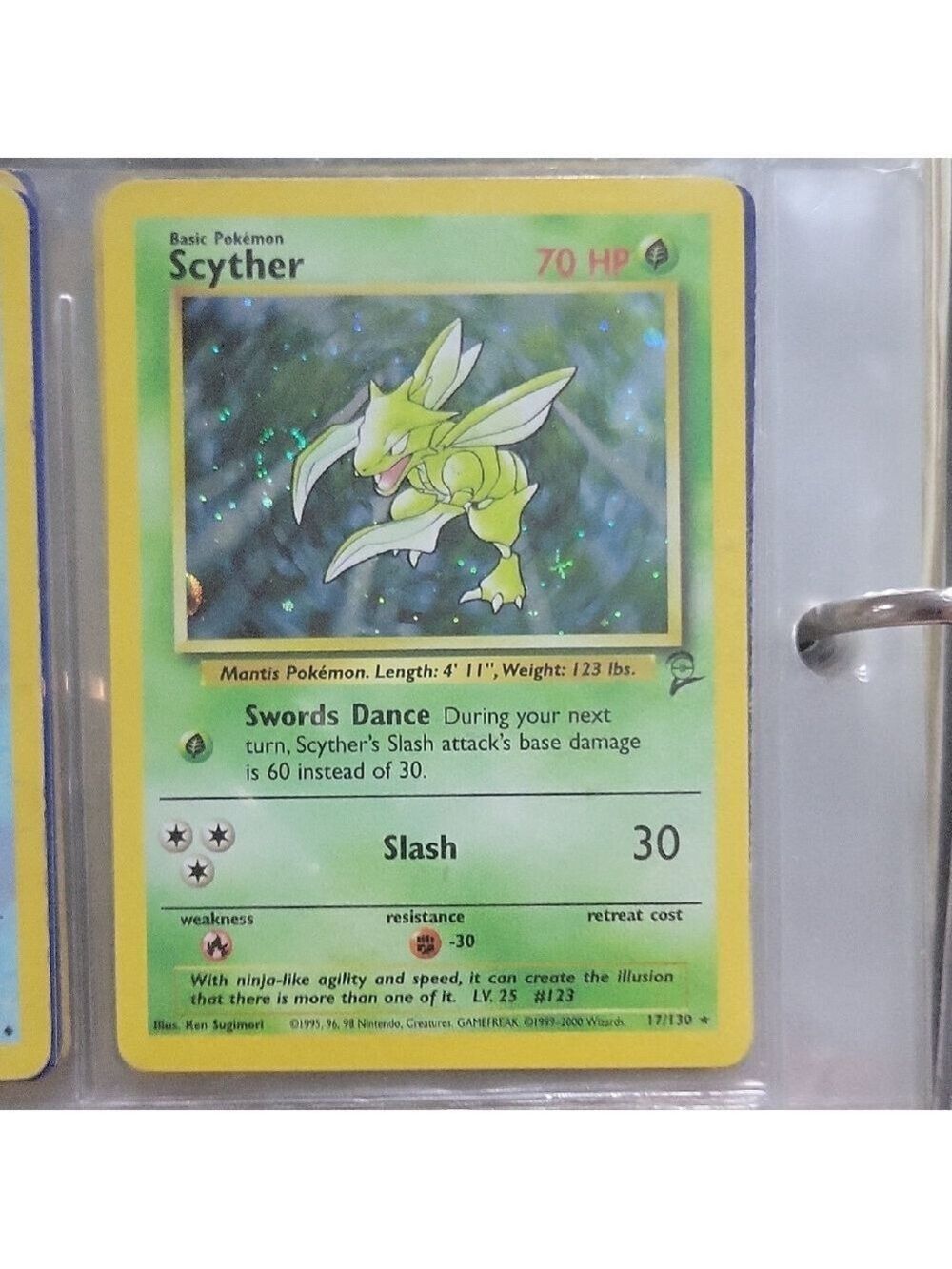 Pokemon Card Scyther